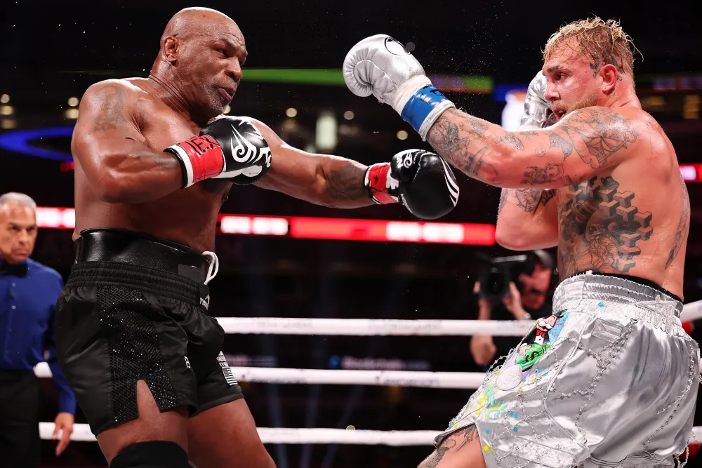 Mike Tyson and Jake Paul faced off in the ring on November 15, 2024 in a boxing match.