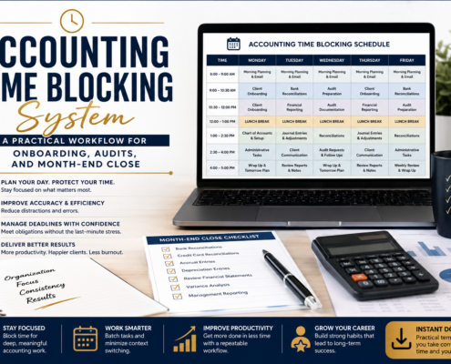 Learn how an accounting blocking system eases the stress of accounting!