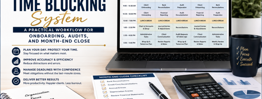 Learn how an accounting blocking system eases the stress of accounting!